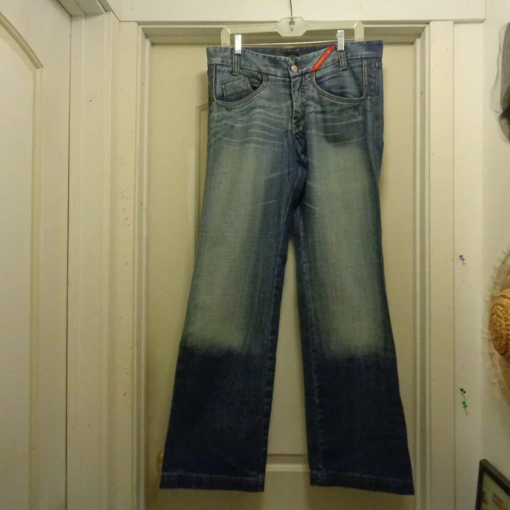 CHAOS MENS PRE FADE JEANS 44